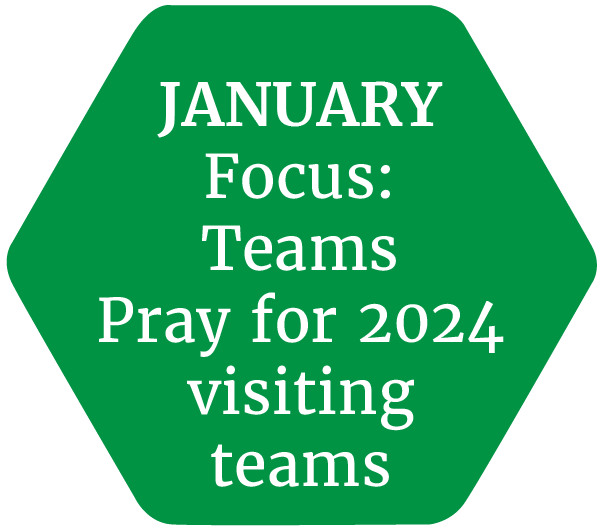 Jan '24 Prayer Focus