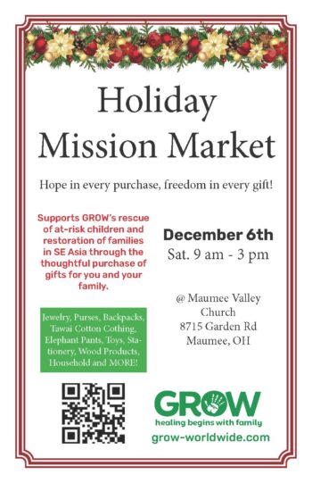 Digital HM2 Flyer Maumee Valley 2025 - Grace Refuge Outreach Worldwide